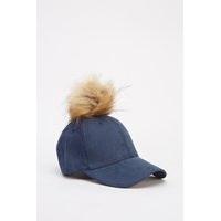 Suedette Pom Cap