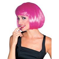 Super Model Wig Hot Pink