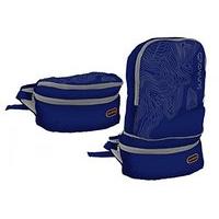 Summit Waist Bag/backpack Blue & Grey
