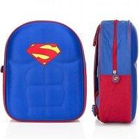 Superman Backpack 3d Rucksack School Kids Adjustable Straps Pocket