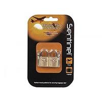 Summit Sentinel Tsa Brass Pocklock - 2 Pack