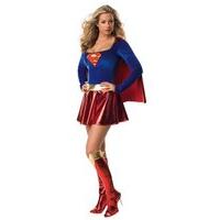 supergirl womens costume from express fancy dress color blue size 