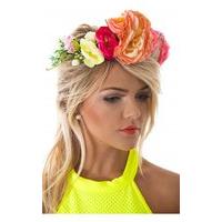 summers day floral hair crown