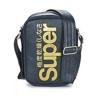 superdry festival bag womens pouch in blue