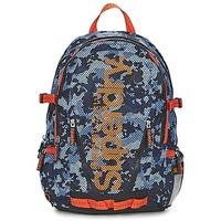 Superdry CAMO MESH men\'s Backpack in blue