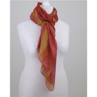 Sunset Oranges Beautiful Large floral printed Scarf