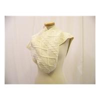 superdry cream ivory knitted snood