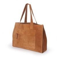 Suede Handbag