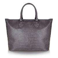 SuperTrash-Handbags - Alabama Shopper Croco - Grey
