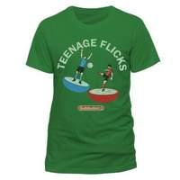 Subbuteo - Teenage Flicks T-shirt Irish Green Large