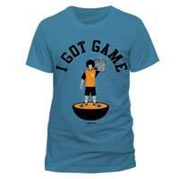 Subbuteo - I Got Game T-shirt Carolina Blue Large