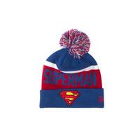 superman team bobble knit hat