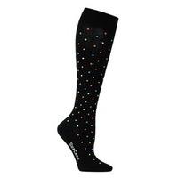 supcare womens support socks with dots 15 21mmhg