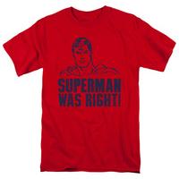 Superman - Was Right