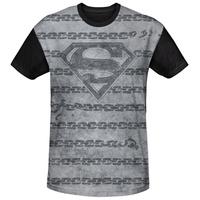 Superman - Breaking Chains All Over Black Back