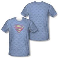 Superman - Repeat Over Distressed (Front/Back Print)