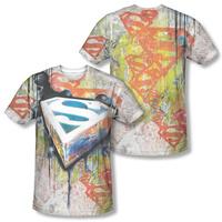 superman urban shields frontback print