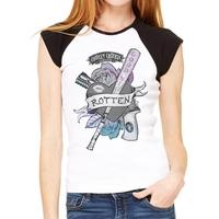 suicide squad hq tattoo womens capped sleeved x large t shirt