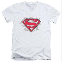 Superman - Hastily Drawn Shield V-Neck