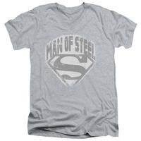superman man of steel shield v neck