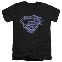 Superman - Electric Supes Shield V-Neck