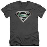 Superman - Circuitry Logo V-Neck