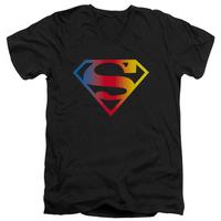 Superman - Gradient Superman Logo V-Neck