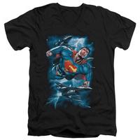 Superman - Stormy Flight V-Neck