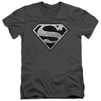 Superman - Super Metallic Shield V-Neck