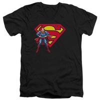Superman - Superman & Logo V-Neck