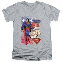 Superman - Truth Justice V-Neck