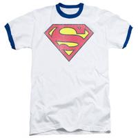 Superman - Retro Supes Logo Distress Ringer