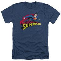 superman flying over