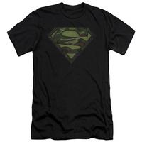 Superman - Camo Logo Distressed (slim fit)