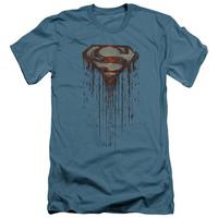 superman shield drip slim fit