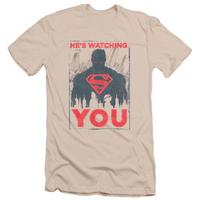 superman hes watching you slim fit