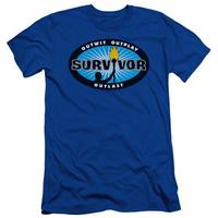 survivor blue burst slim fit