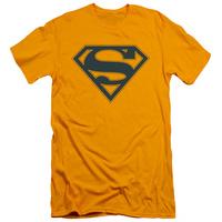 superman navy gold shield slim fit