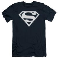 Superman - Navy & White Shield (slim fit)