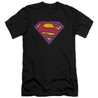 Superman - Superman Neon Distress Logo (slim fit)
