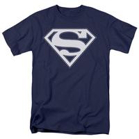Superman - Navy & White Shield