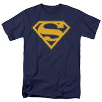 superman maize blue shield