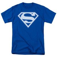 superman blue white shield