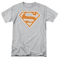 Superman-Burnt Orange&White Shield