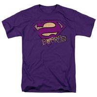 superman bizzaro logo distressed