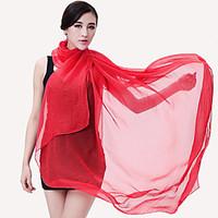 Sunscreen Scarves Anti-ultraviolet Shawl Solid Color Large Chiffon Beach Scarf Female