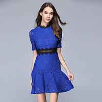 suoqi womens going out casualdaily simple sophisticated lace trumpetme ...