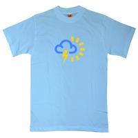 sun and lightning t shirt