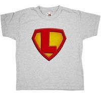 super hero kids t shirt l