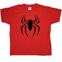 Superhero Inspired Fancy Dress Kids T Shirt - Spider Symbol